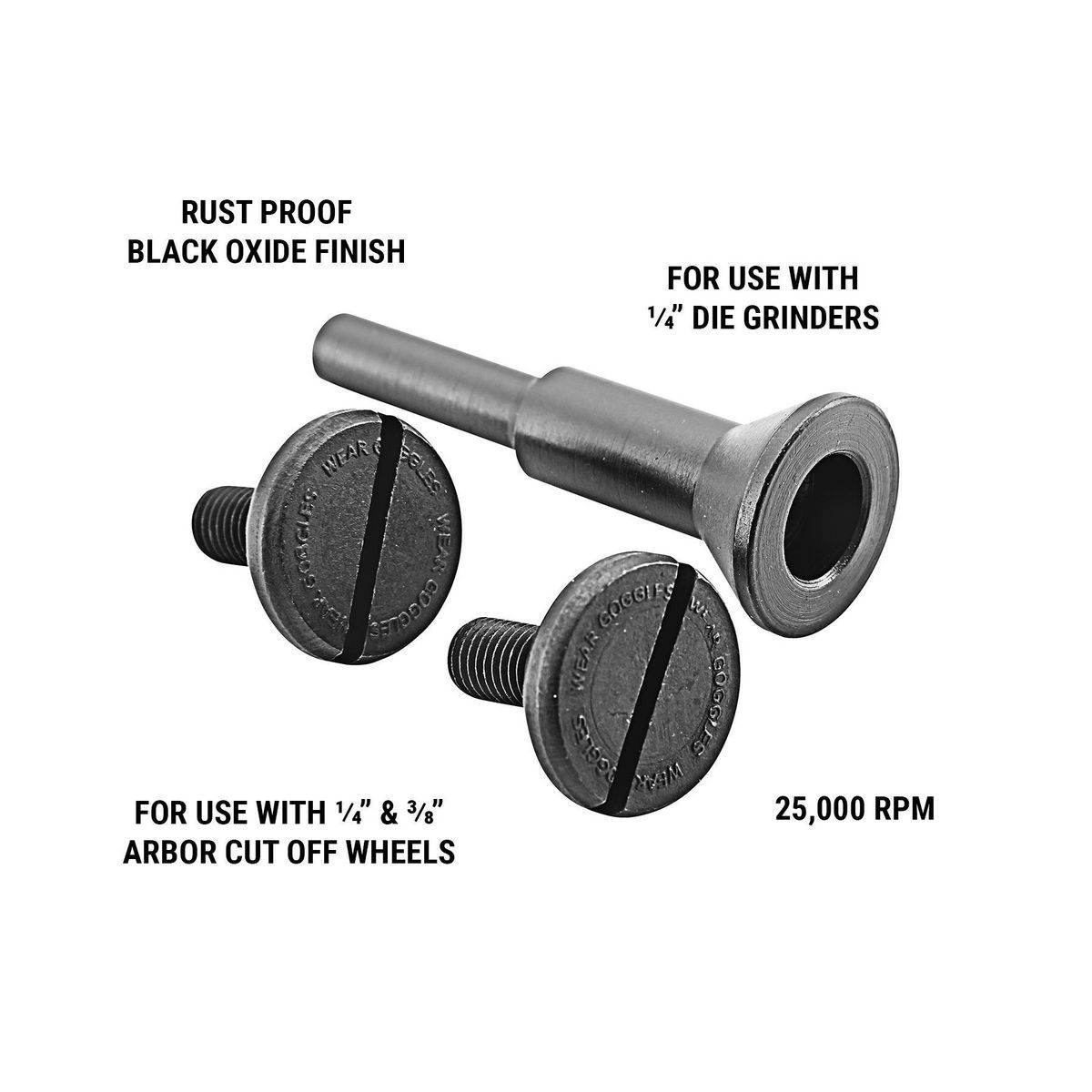1/4 in. Cut-Off Wheel Arbor U1658