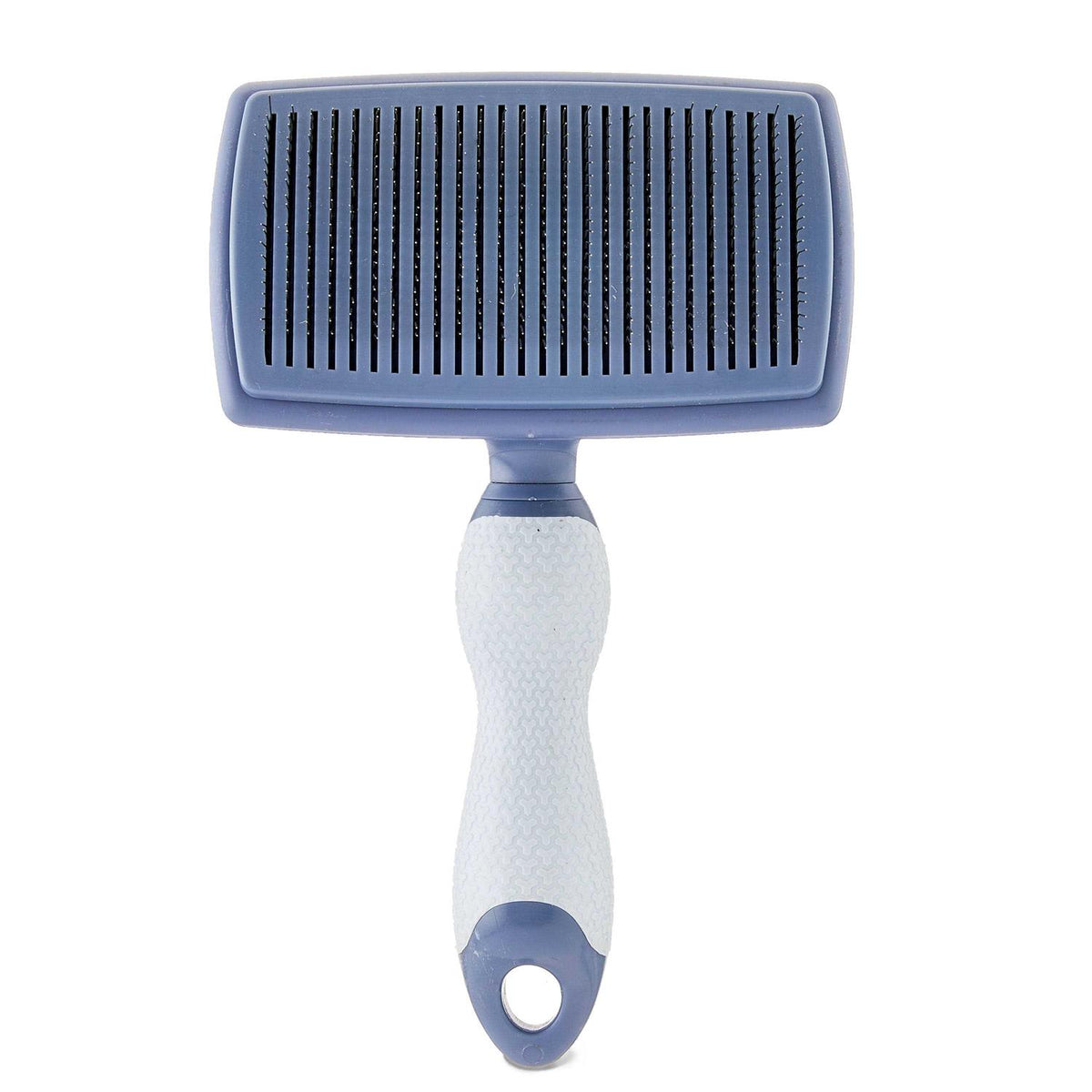 Self Cleaning Dog Slicker Brush with Non-Slip Handle F8180