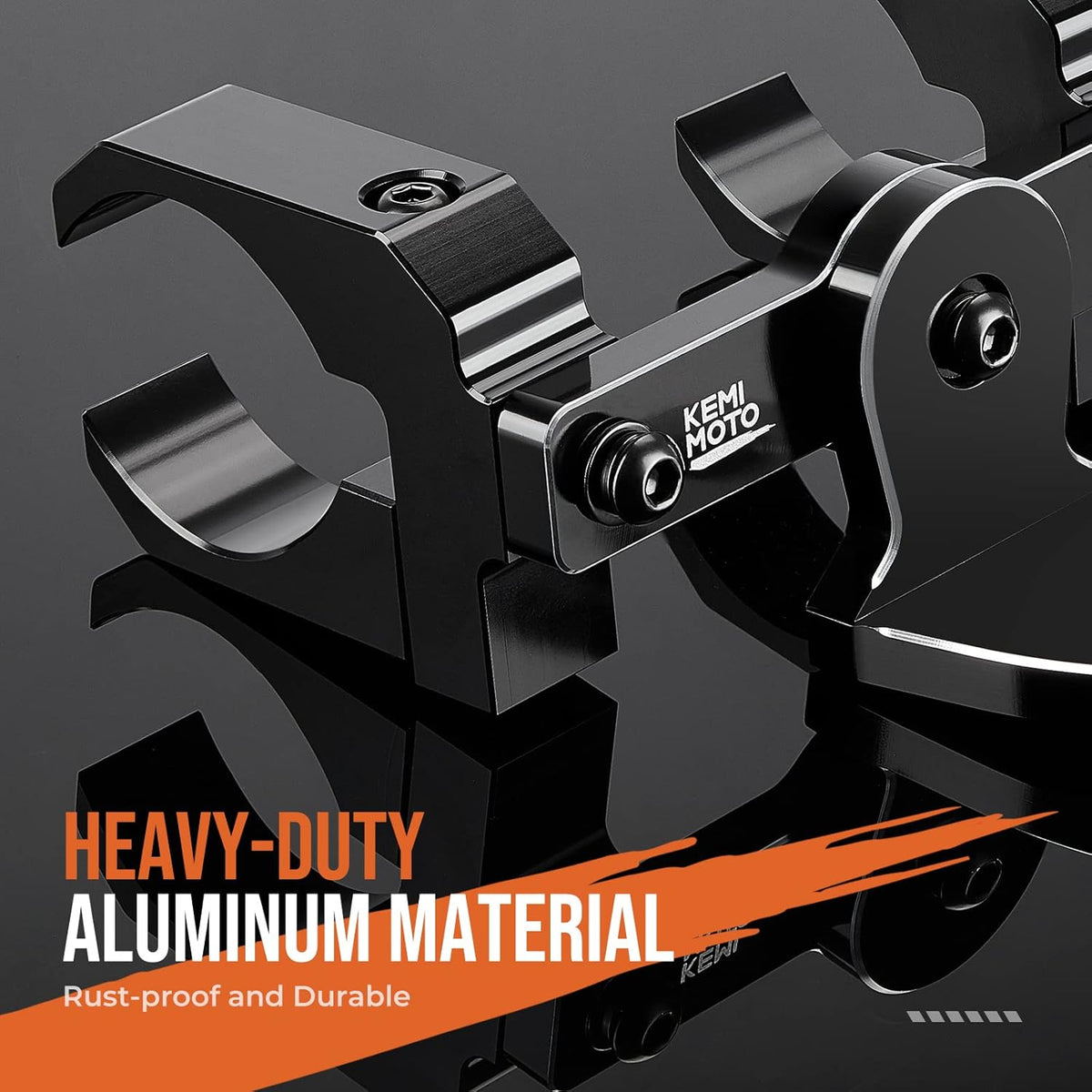 Aluminum UTV Whip Light Mount for 1.5 to 2” Roll Cage K1845