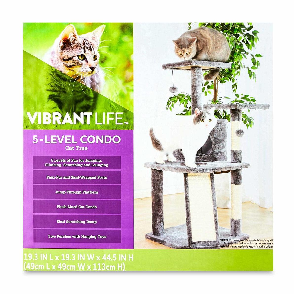 5 Level Cat Tree & Condo H666321