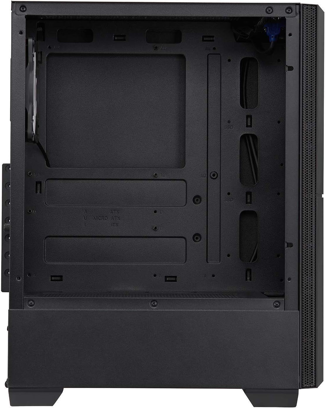 ATX Mid Tower PC Gaming Case with Tempered Glass Side Panel T589