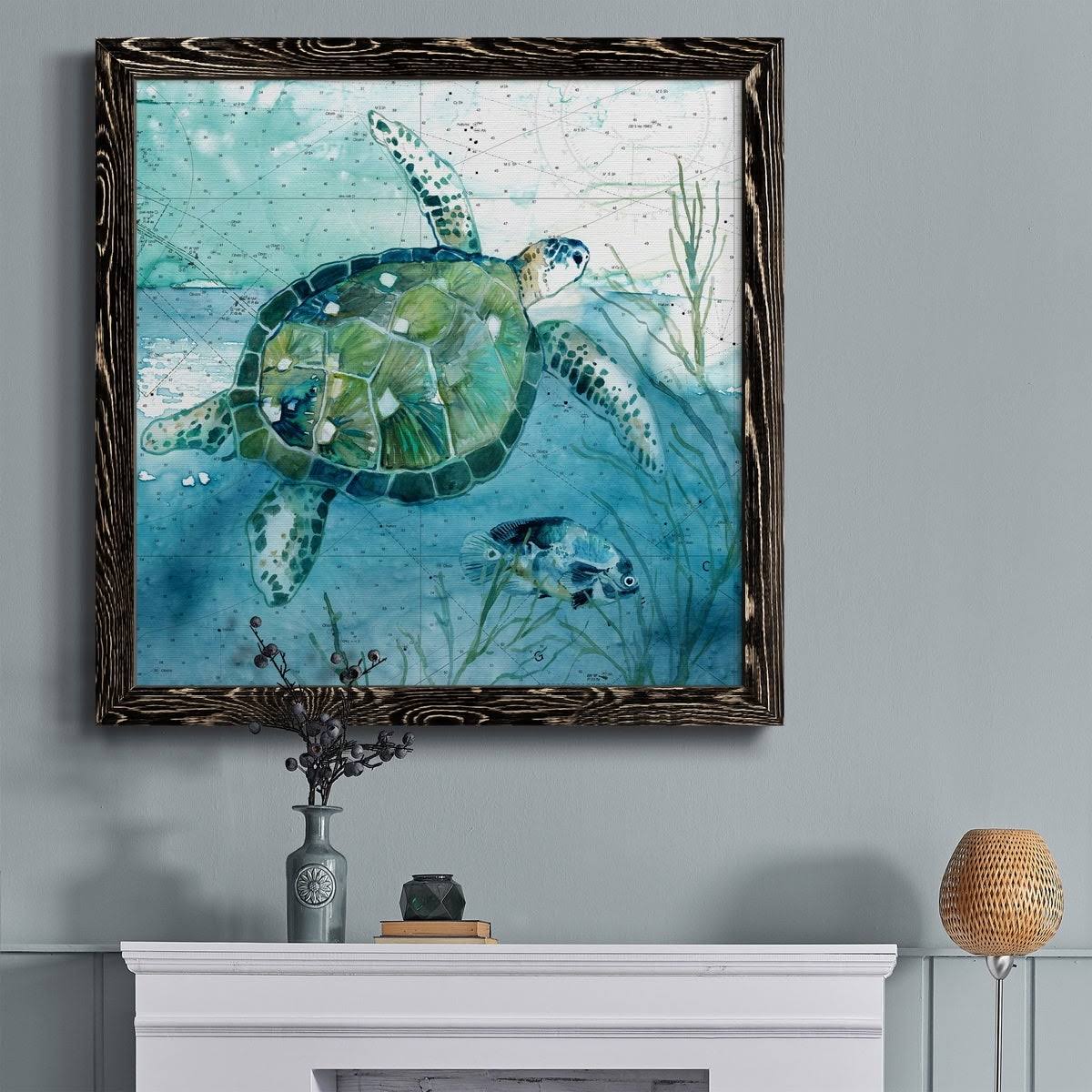 Framed Canvas M2543