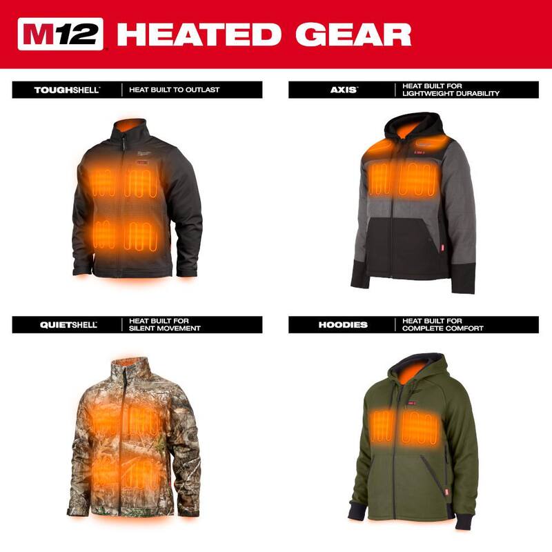 Gray Heated Jacket Hoodie Kit C5245