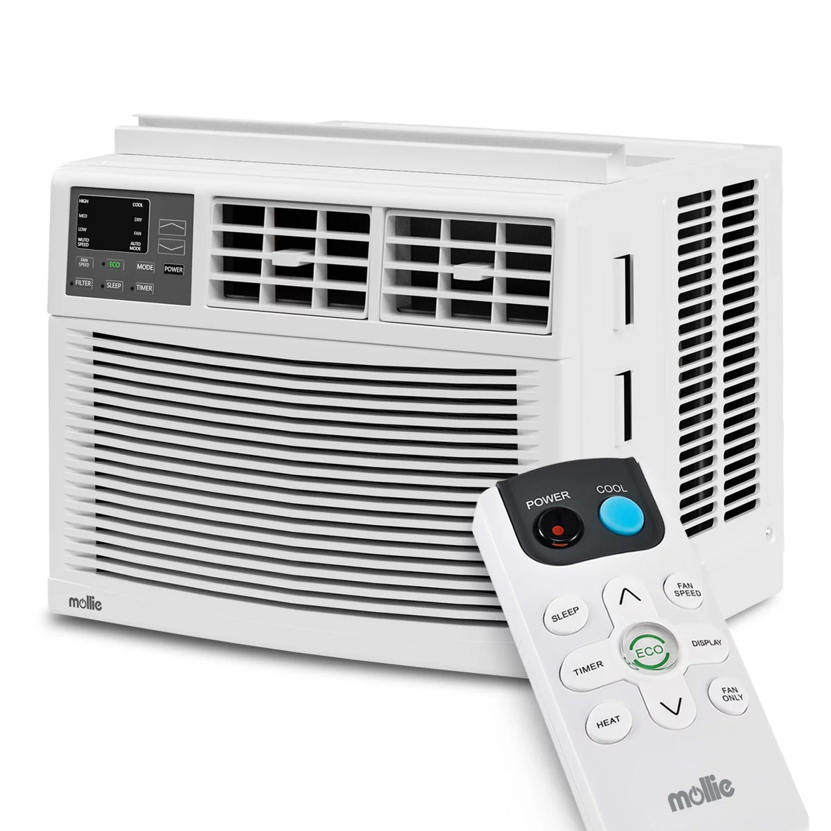 12,000 BTU 115V White Window Air Conditioner with Remote Control B125