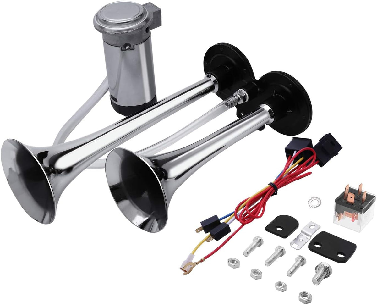 150DB Air Horn Kit with 120 PSI Air Compressor T693