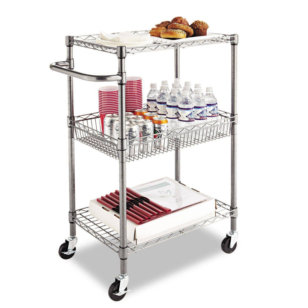3-Tier Wire Rolling Cart U63949