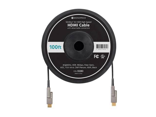 Black HDMI Cable with Detachable Connectors E467335