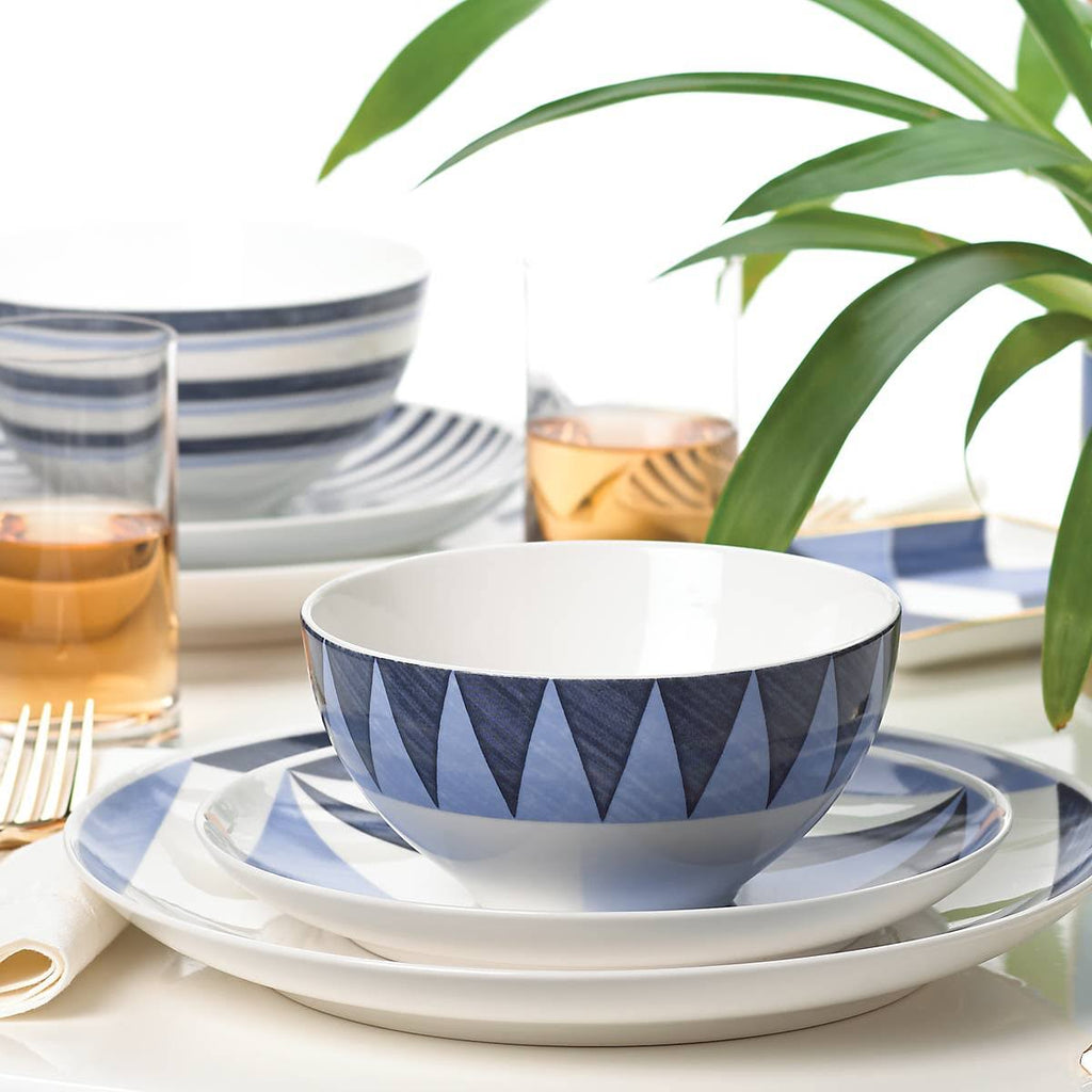 Blue 4 Piece Place Setting R824
