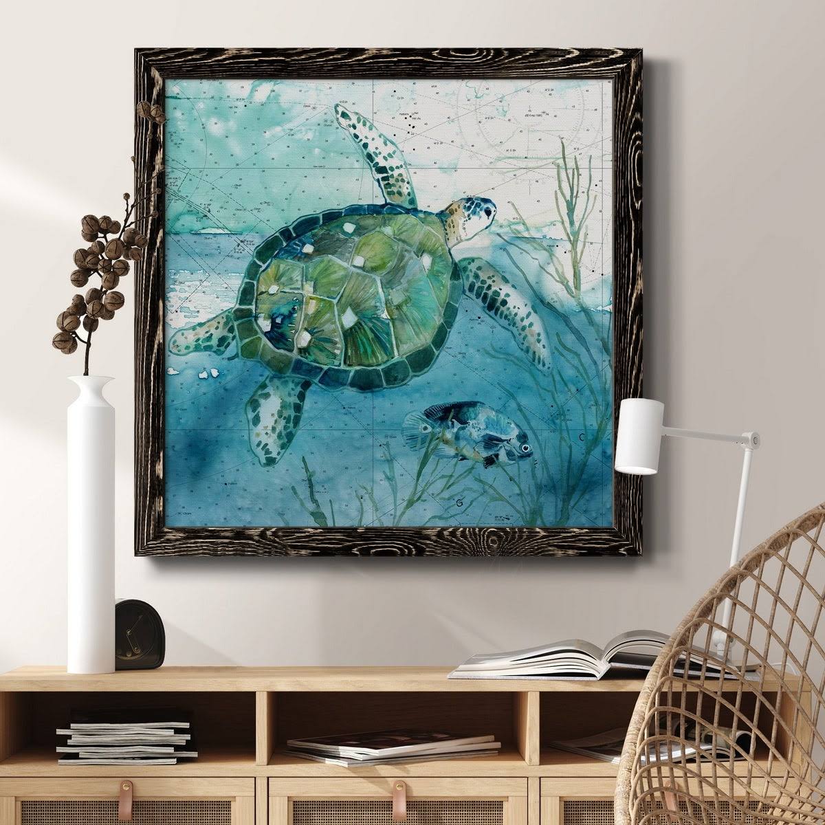 Framed Canvas M2543