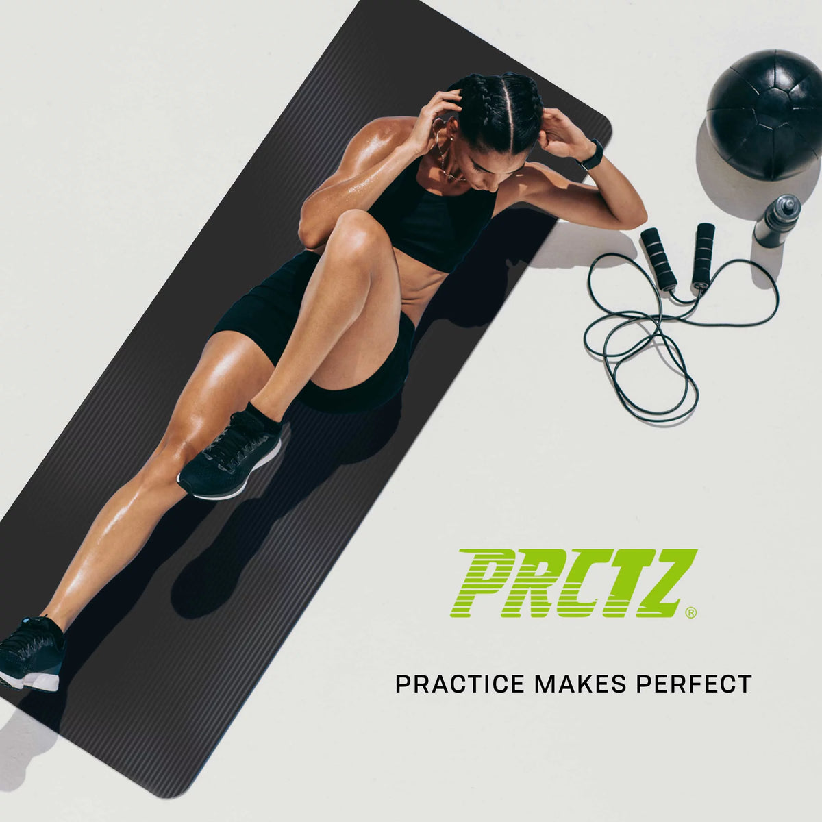 12mm NBR Foam Non-Slip Exercise Fitness Mat V37340