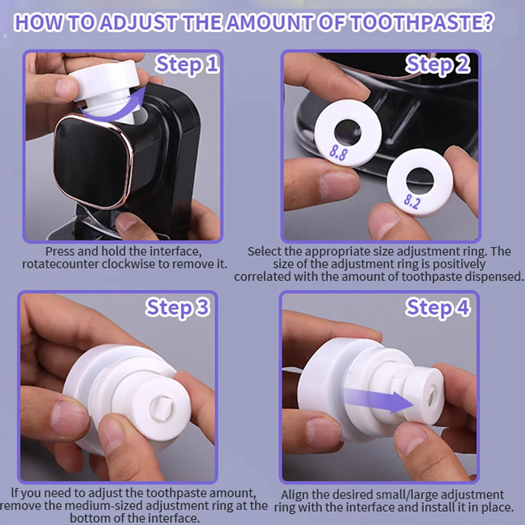 Wall Mounted Automatic Toothpaste Dispenser I9976