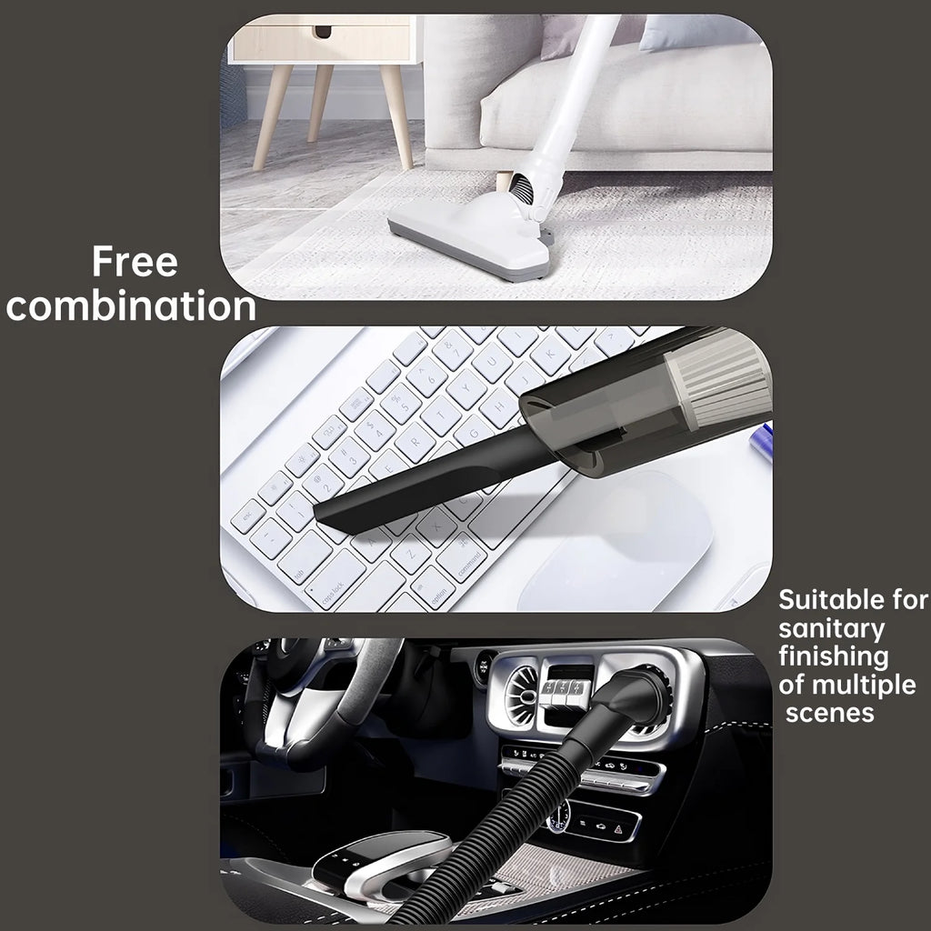 Cordless Handheld Car Vacuum Cleaner 12000PA Wet Dry F957