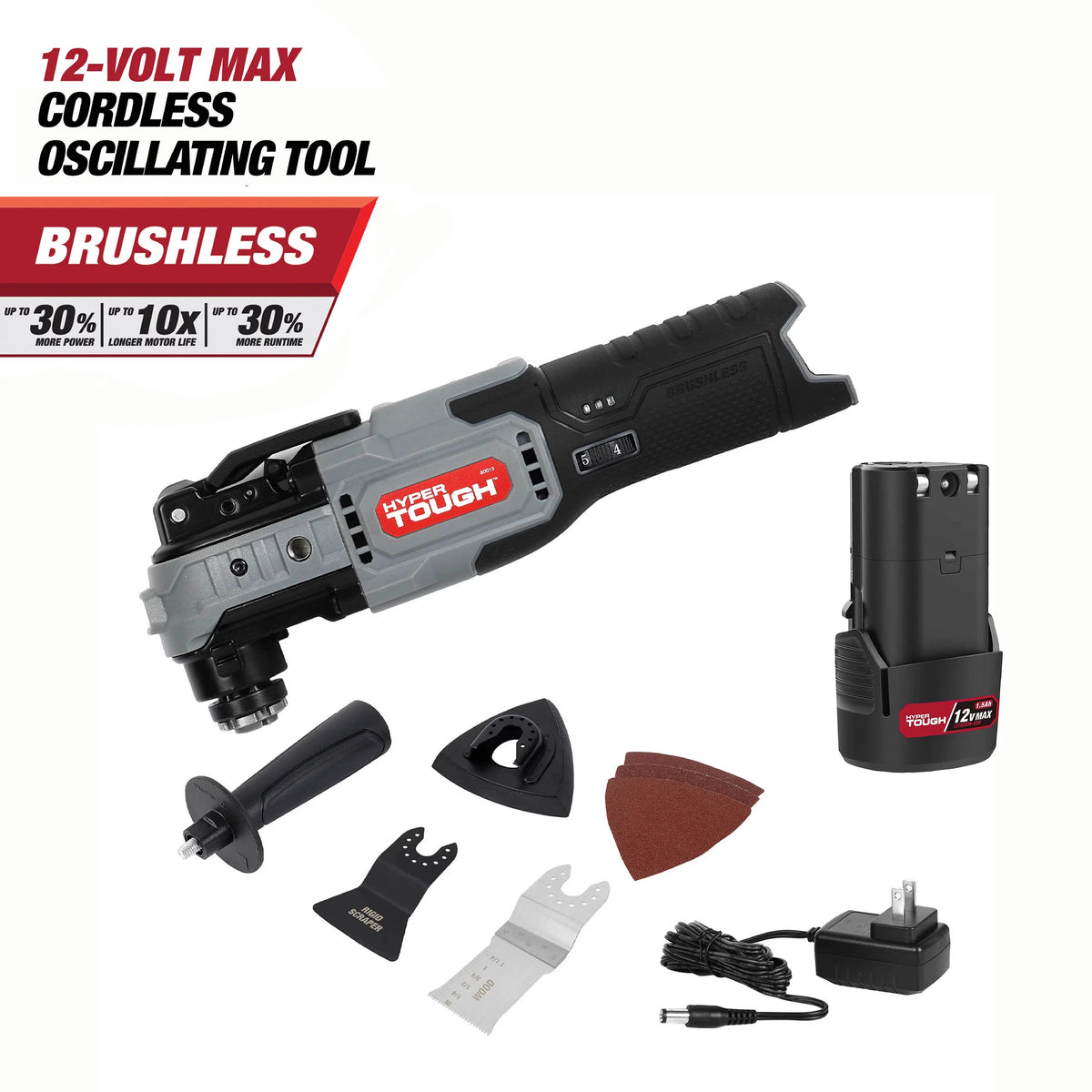 12V Max Lithium-Ion Brushless Oscillating Multi-Tool with Battery and Charger V764
