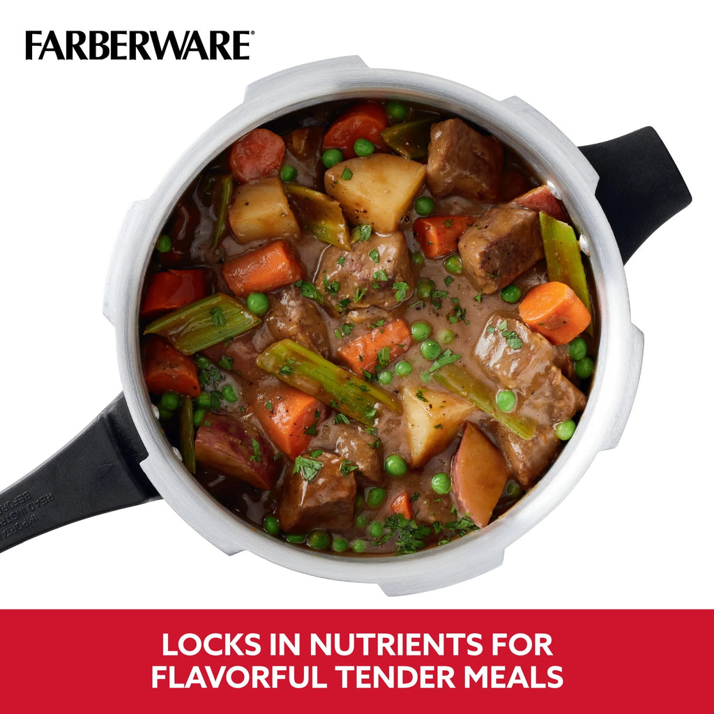 6-Quart Aluminum Stovetop Pressure Cooker I600