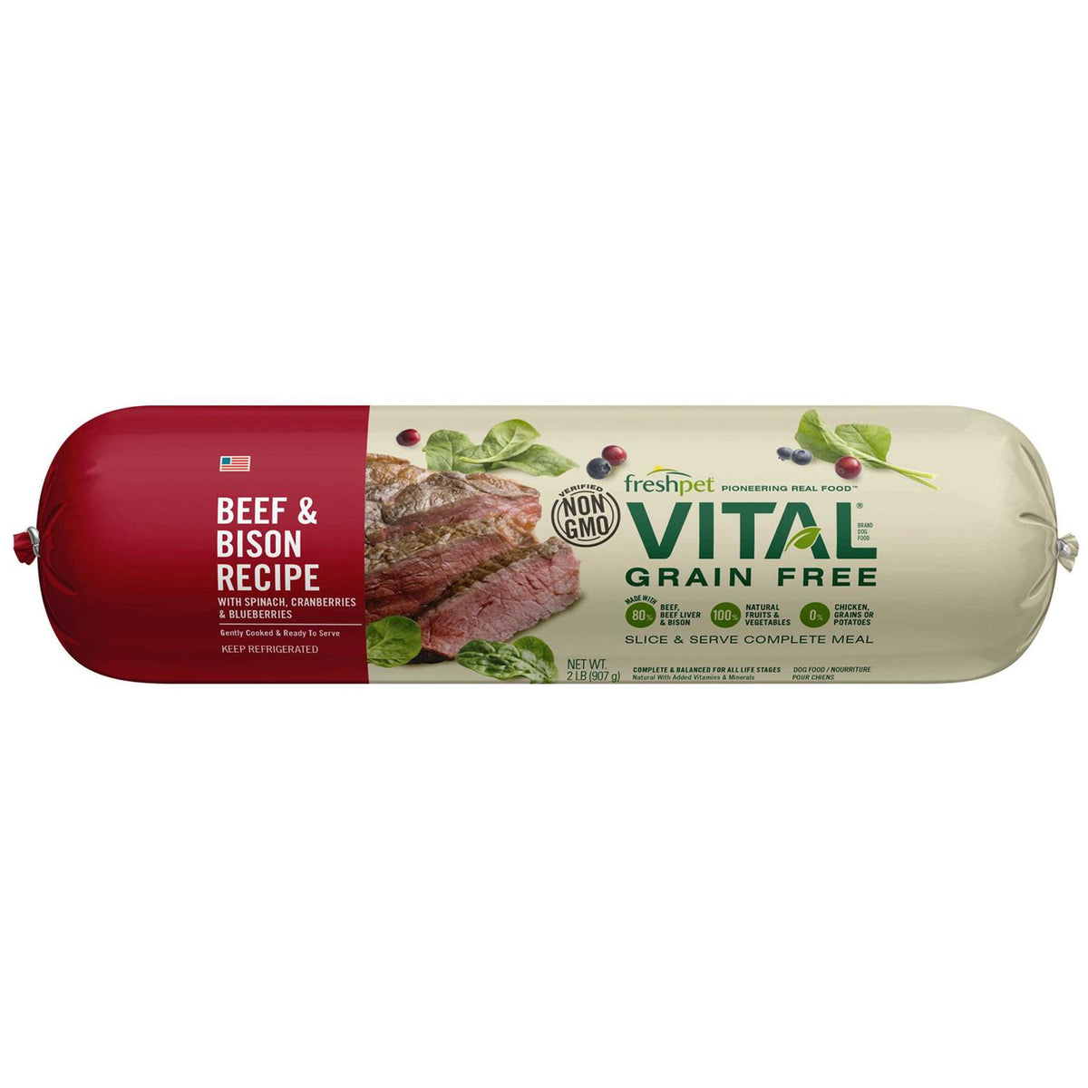 Grain-Free Beef & Bison Dog Food B68149