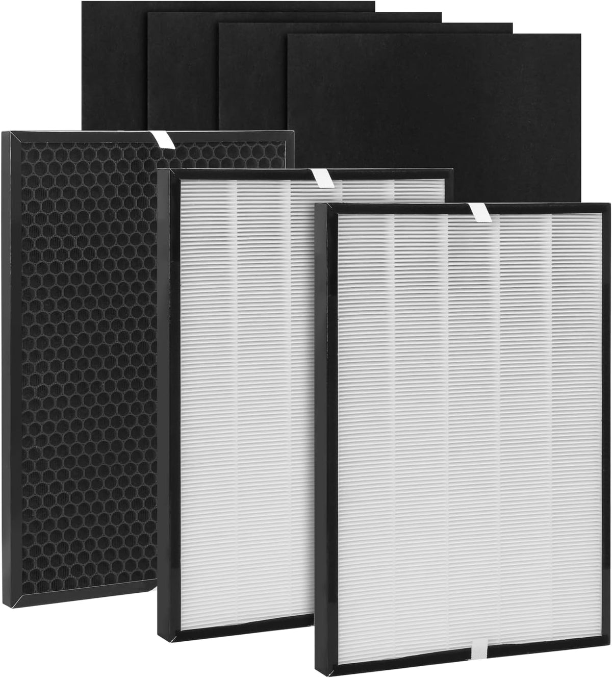 Filter Set, Compatible with Air220, Air320, 2609A, 2768A Air Purifier, 2 HEPA Filters, 1 Carbon Filter, 4 Prefilter P172