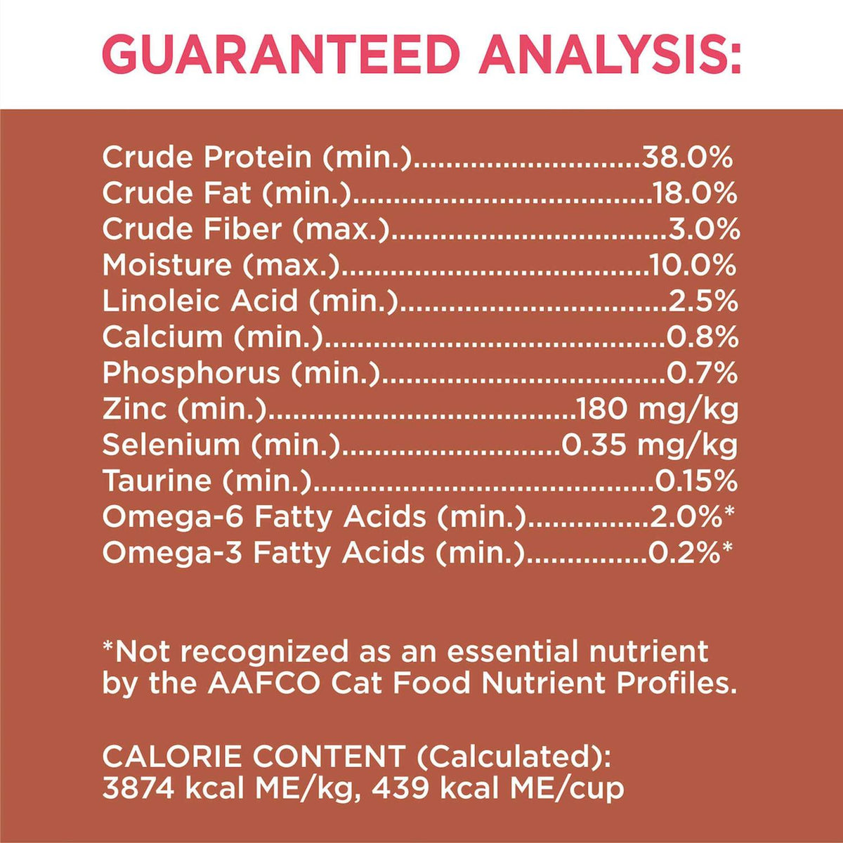 High Protein Adult Dry Cat Food with Chicken & Salmon R7732
