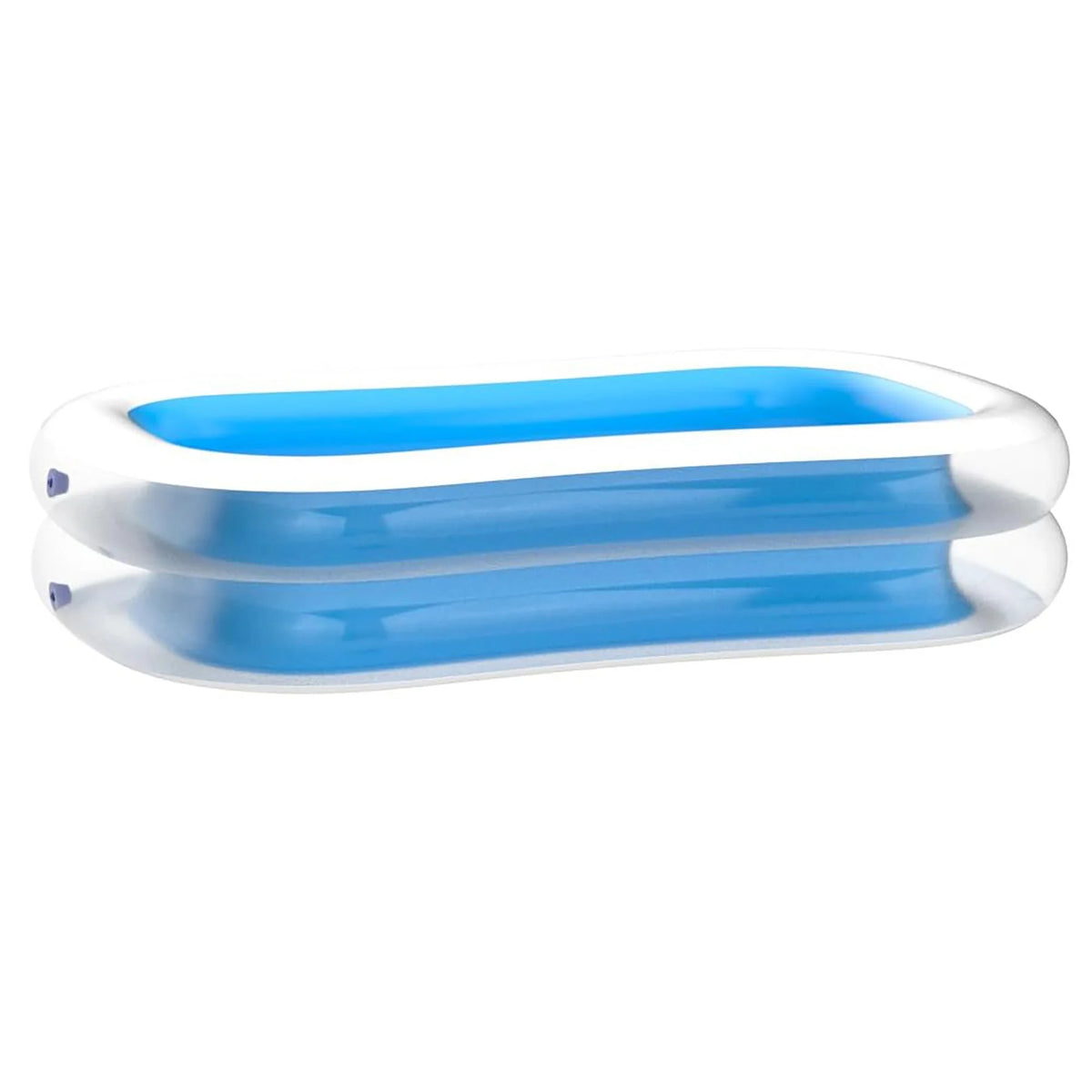 Inflatable Family Pool Blue & White Q924