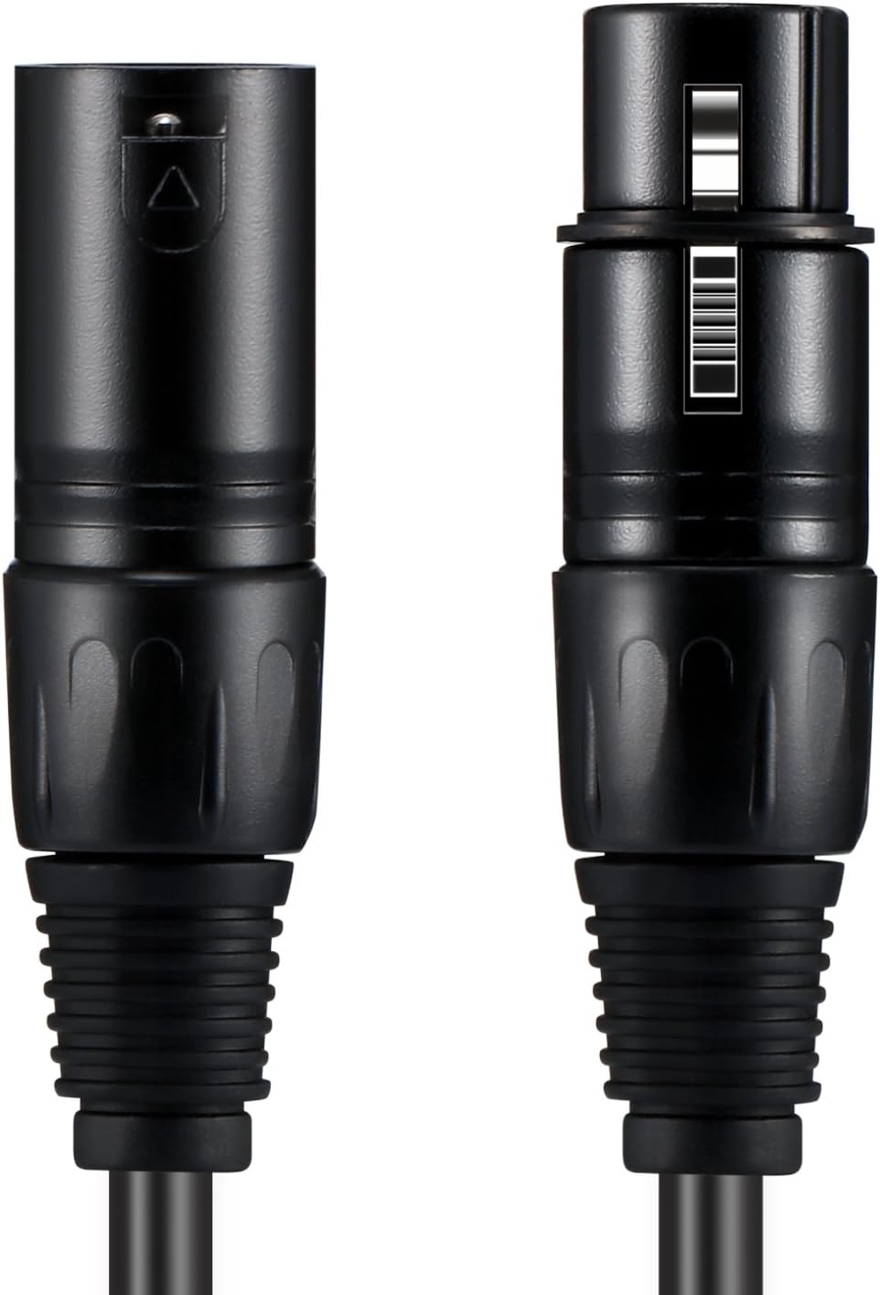 50ft XLR Microphone Cable, Black 6-Pack B23517