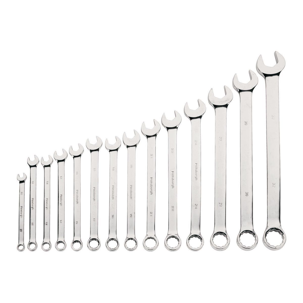 Metric Combination Wrench Set, 14 Piece V71997