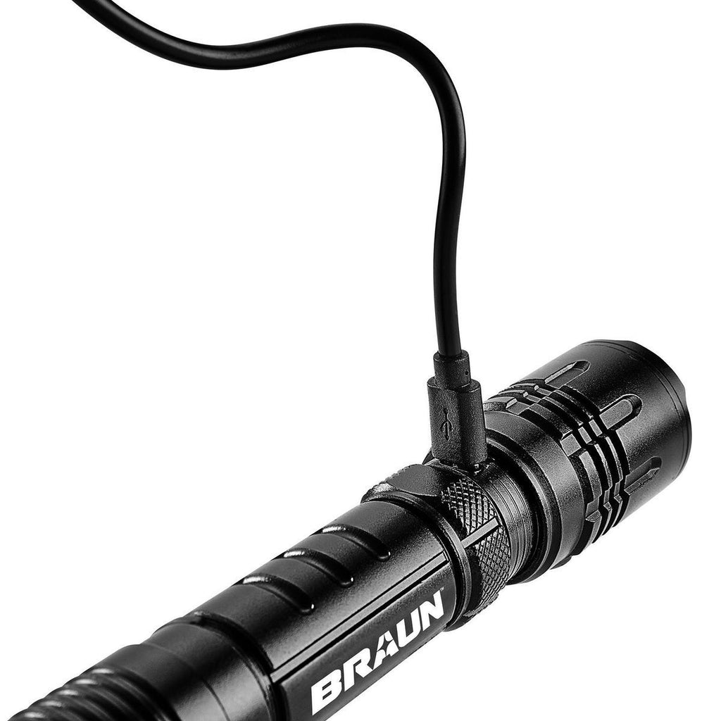 1800 Lumen Rechargeable Waterproof LED Flashlight J79068