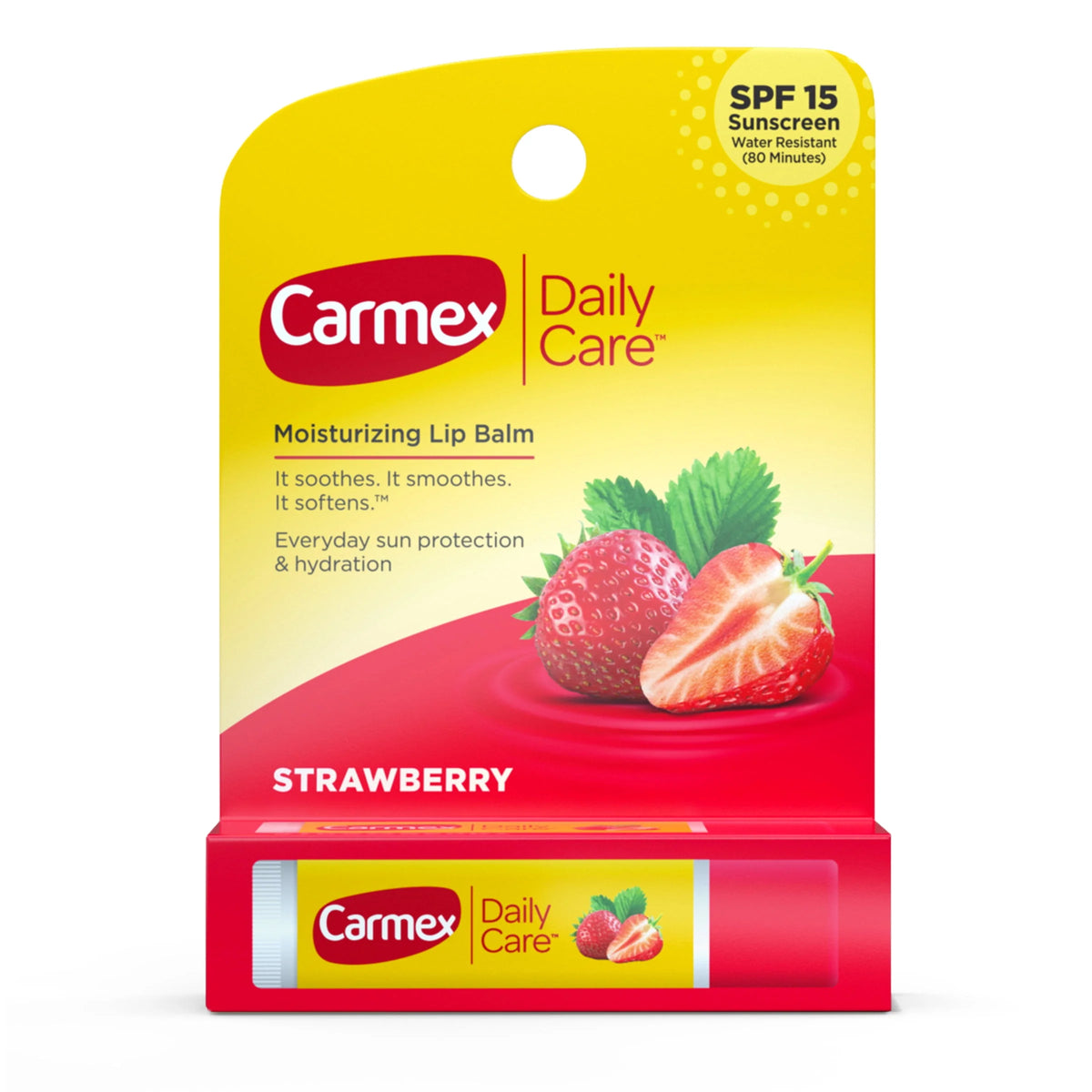 Moisturizing SPF 15 Strawberry Lip Balm Stick J446