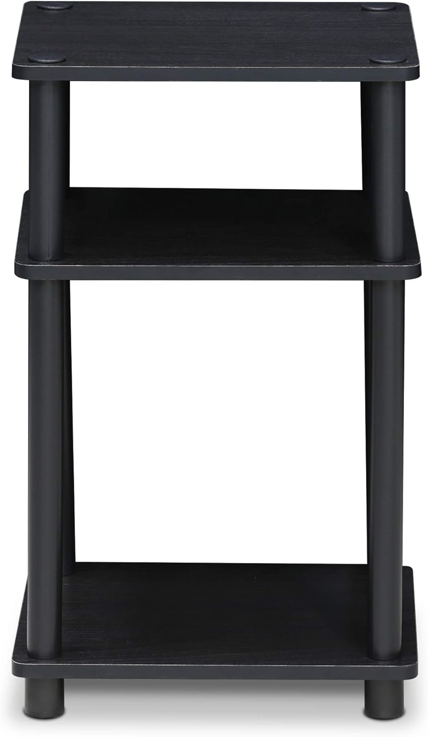 3-Tier End Table, 1-Pack, Americano/Black & Simplistic End Table, Espresso/Black H75161