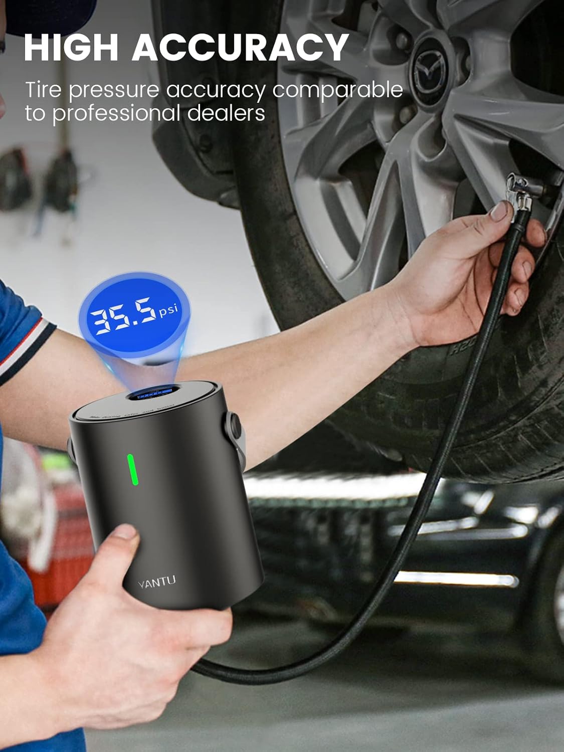 Portable Cordless Electric Air Compressor Tire Inflator K910