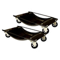 Black Bull Steel Car Dolly Set Metal - 2 count E786159