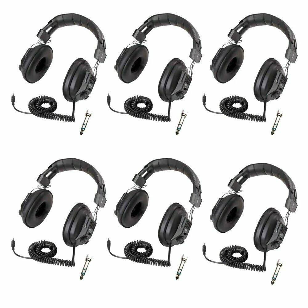 Switchable Stereo Mono Headphones 6 Pack T47640