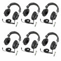Switchable Stereo Mono Headphones 6 Pack T47640