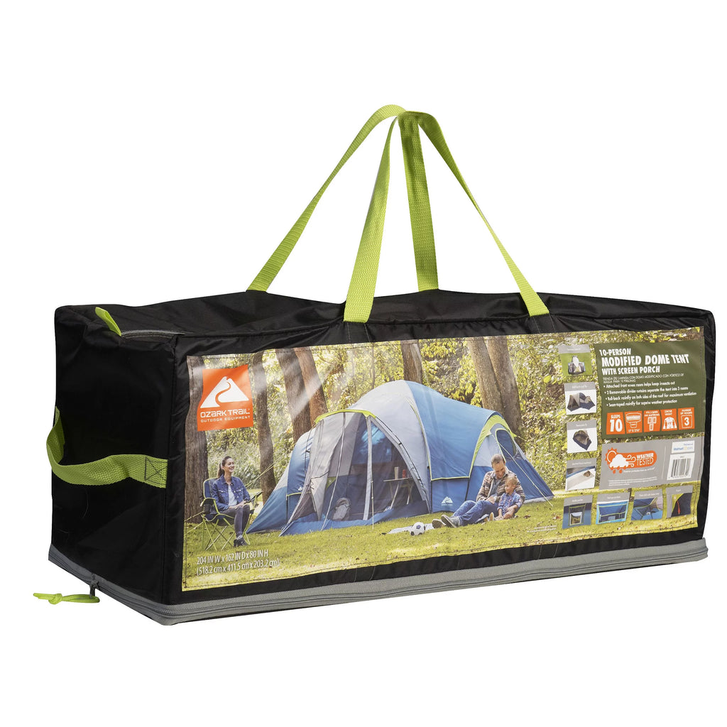 10-Person Modified Dome Tent with Screen Porch J970091