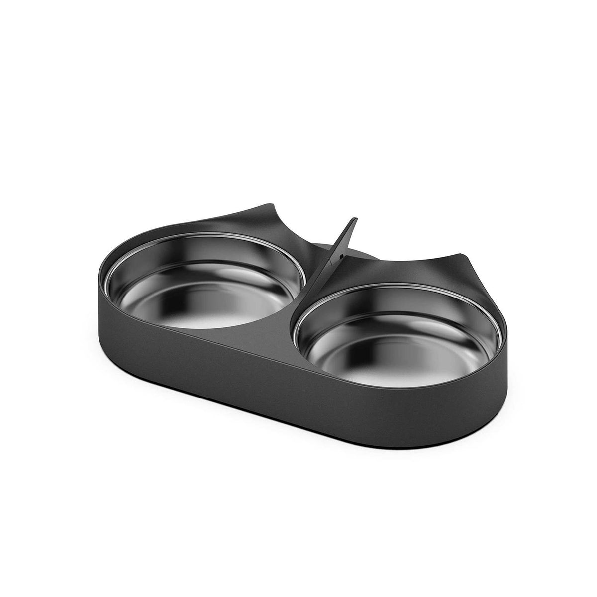 Pet Food Splitter with Stainless Steel Bowls M881681
