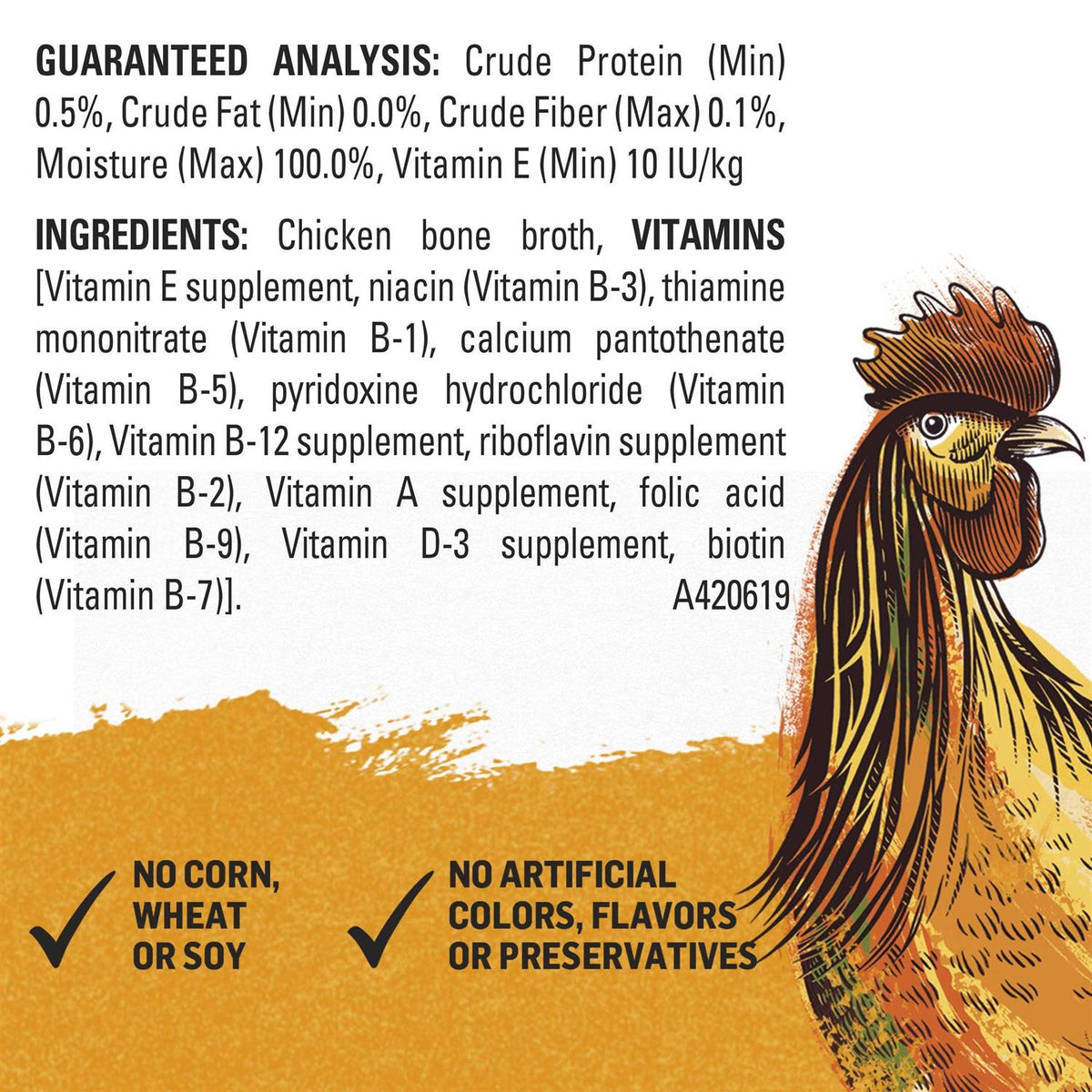 Natural Chicken Bone Broth Wet Cat Food C501852