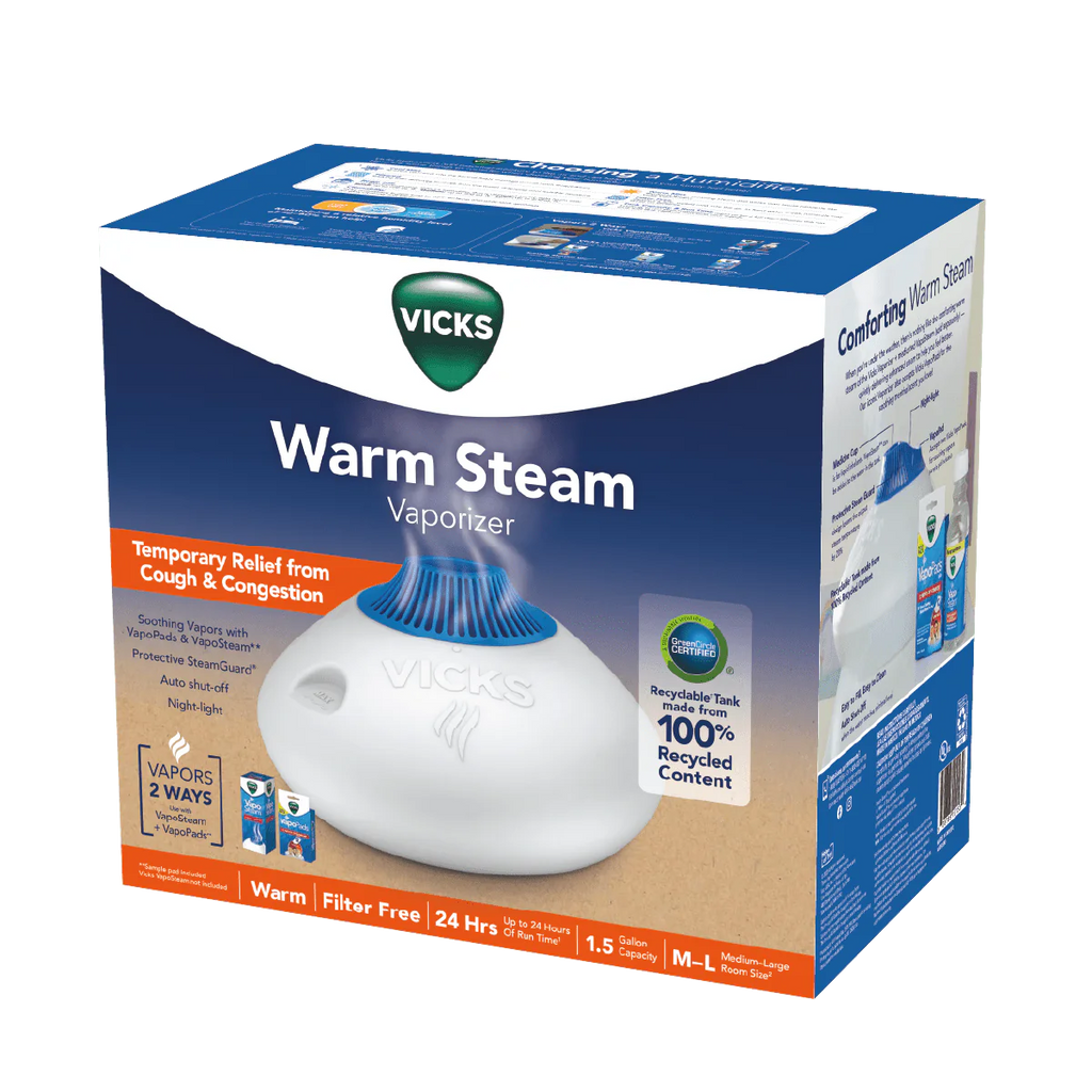 White Warm Steam Vaporizer Humidifier A705811
