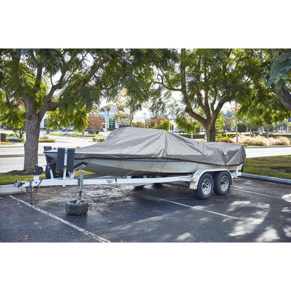 Silver and Black Weather-Resistant Tarp Z11960