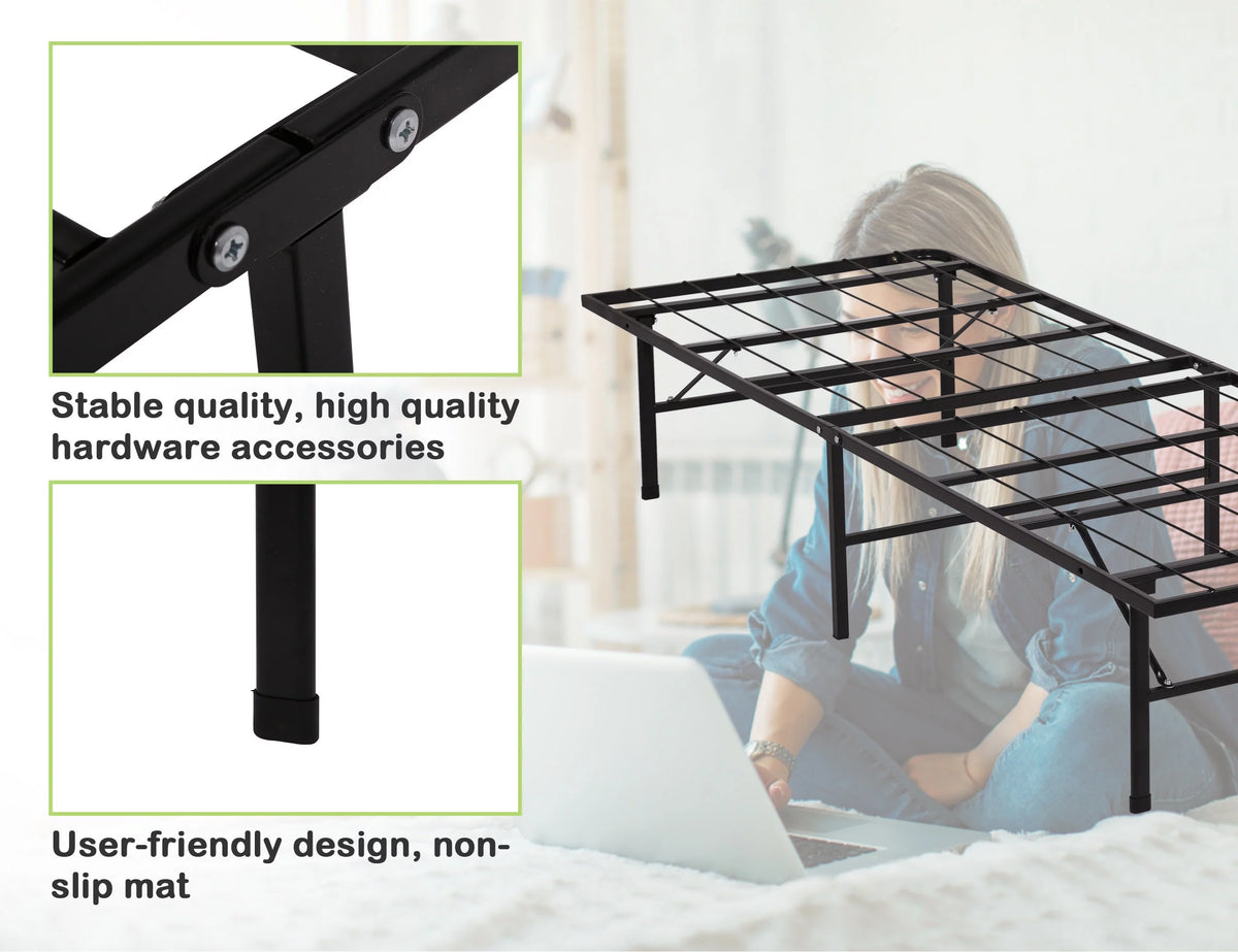 Foldable Platform Twin Bed Frame D440626