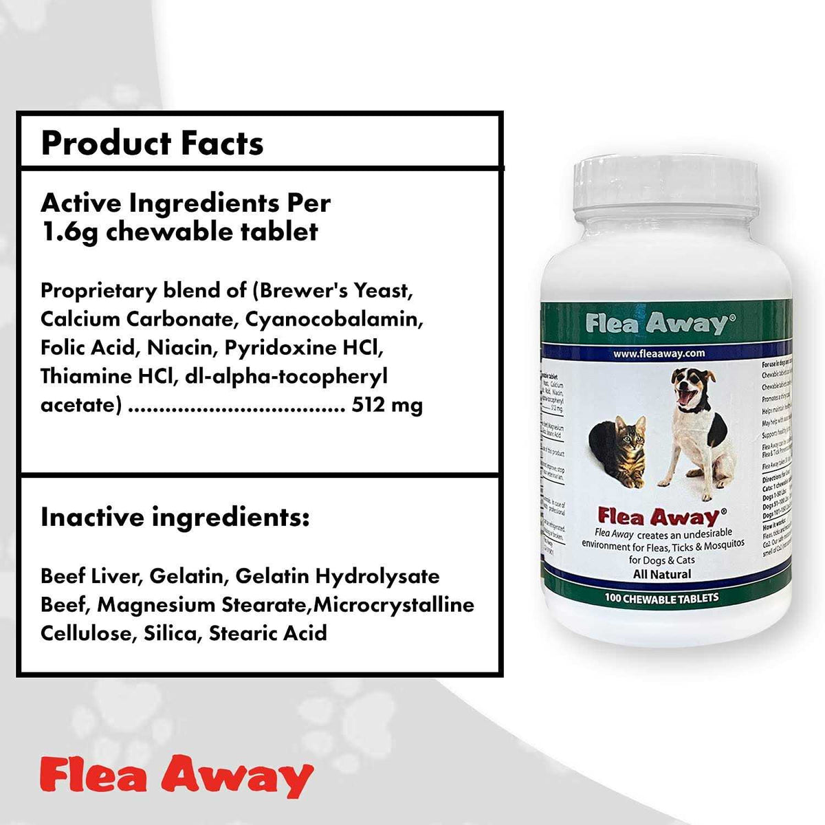 Natural Flea Tick Mosquito Repellent for Dogs Cats P130039