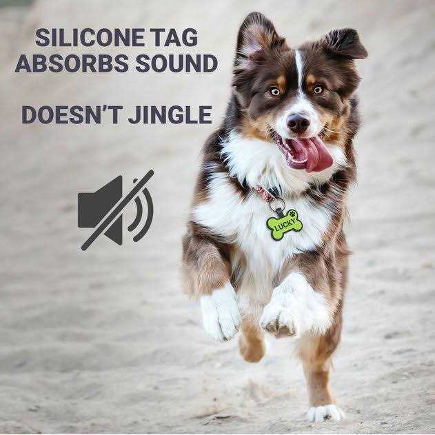 Silicone Bone Dog ID Tag H1452