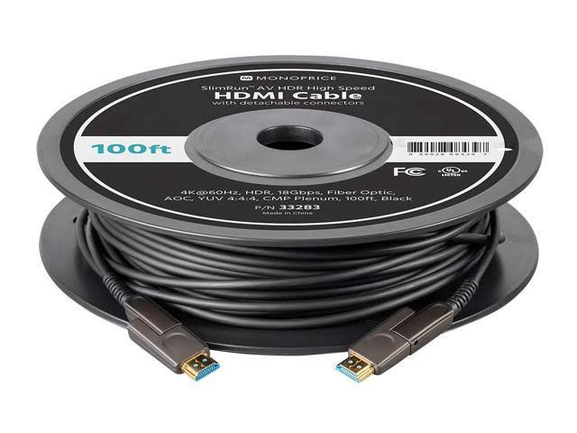Black HDMI Cable with Detachable Connectors E467335