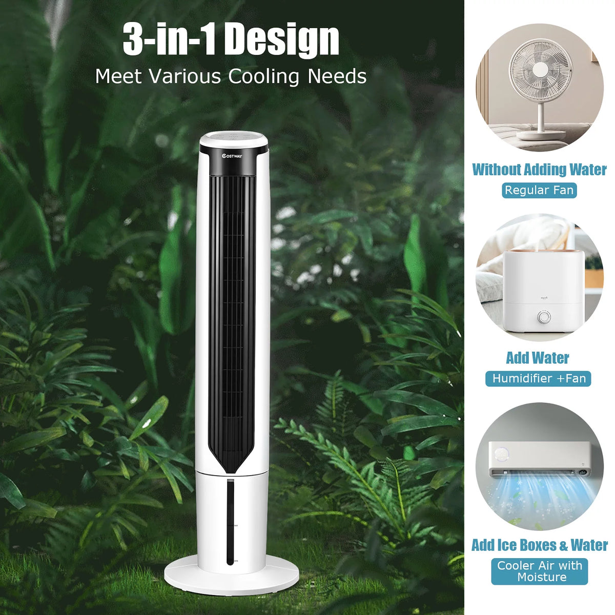41'' Evaporative Air Cooler Oscillating Fan with Remote Control V855542