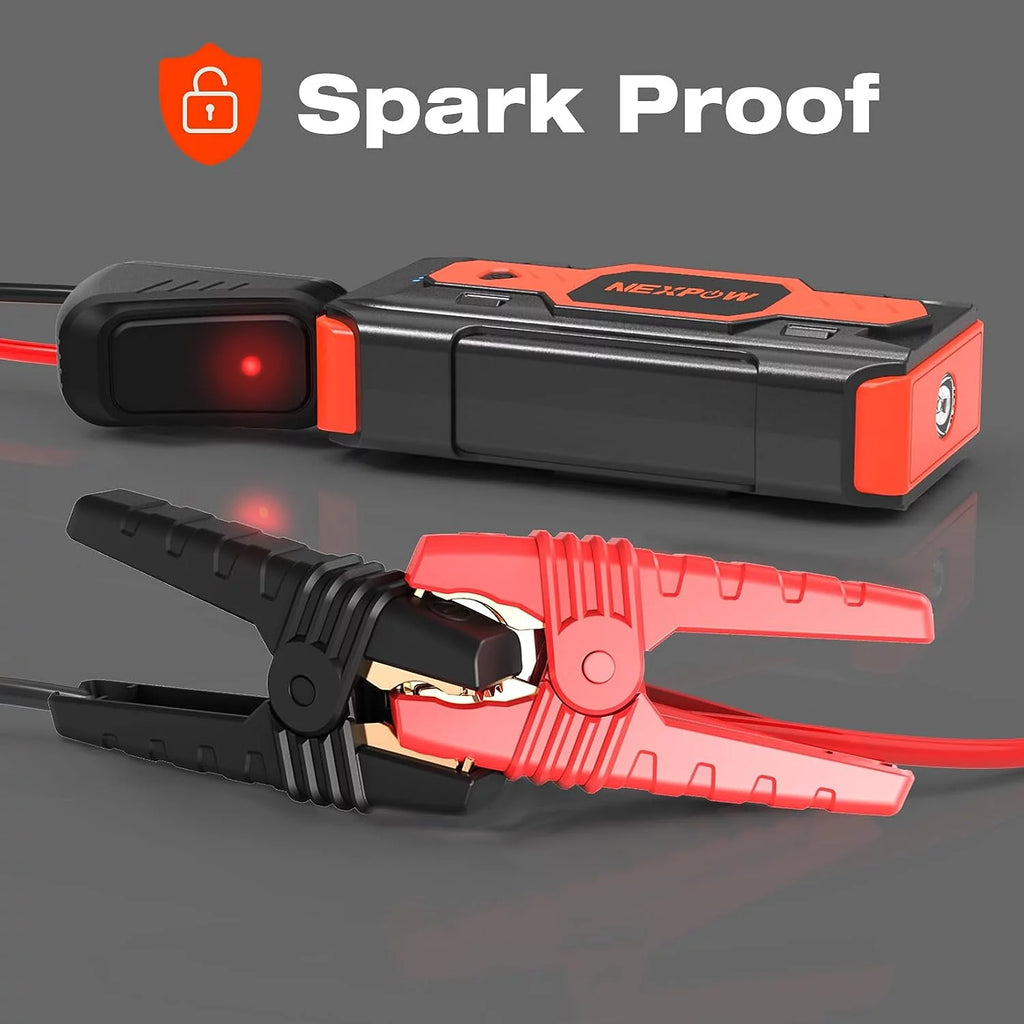 2500A 12V Battery Jump Starter with USB Quick Charge Z25685