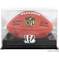 Black Football Logo Display Case K63093