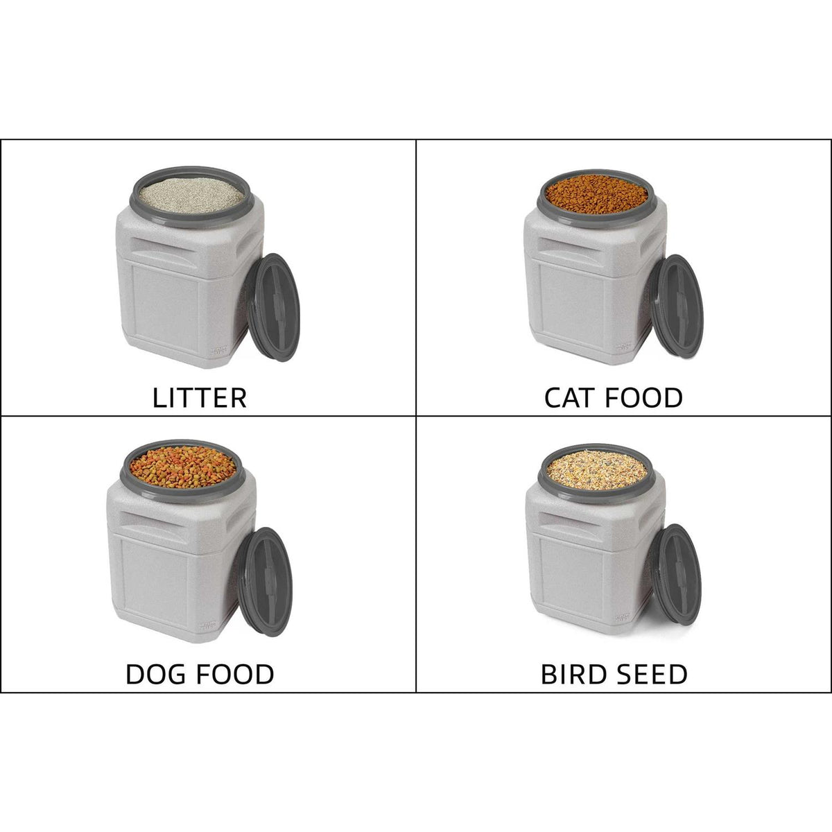 Pet Food Storage Container with Scoop S651
