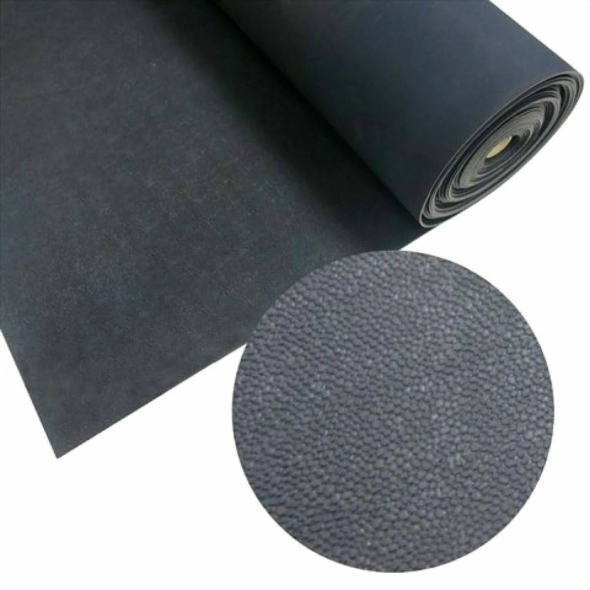 Black 1/8 in Rubber Runner Mat Z228979