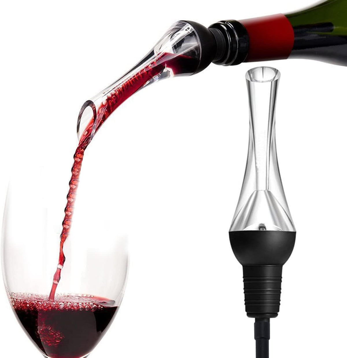 Wine Decanter Drying Stand with Cleaning Brush and Beads N4597
