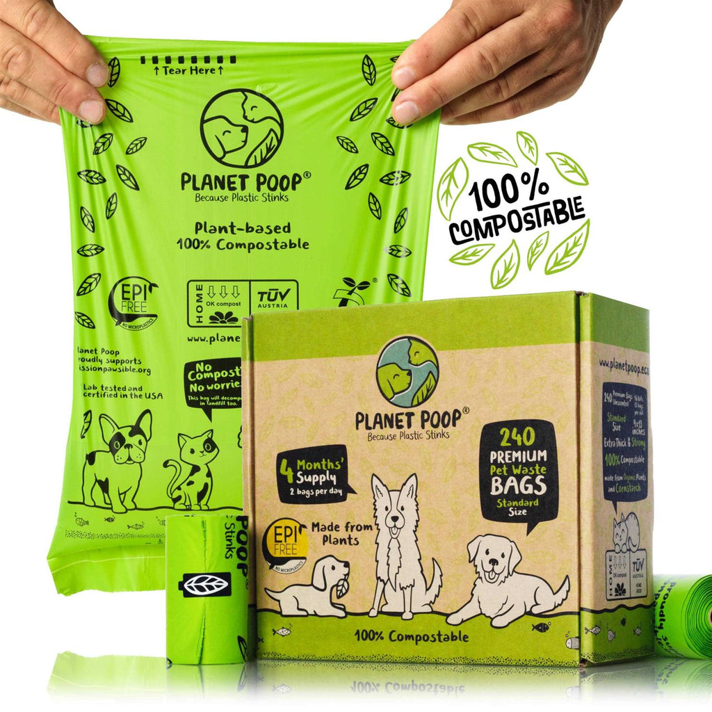 Compostable Dog Poop Bags on Refill Rolls F51296