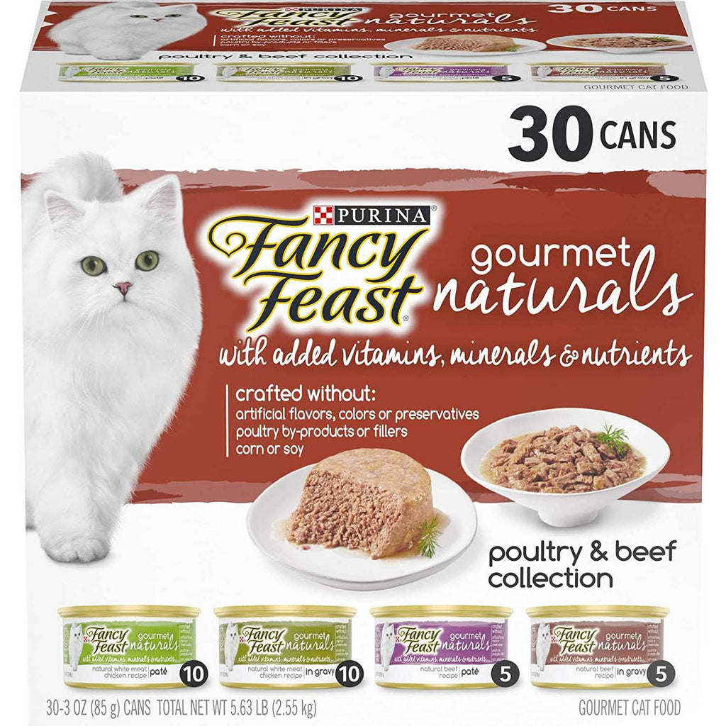 Wet Cat Food Variety Pack Poultry and Beef U7248