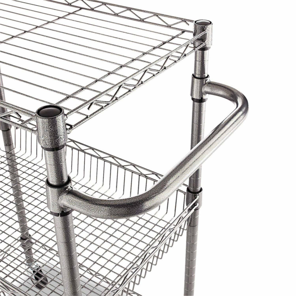 3-Tier Wire Rolling Cart U63949