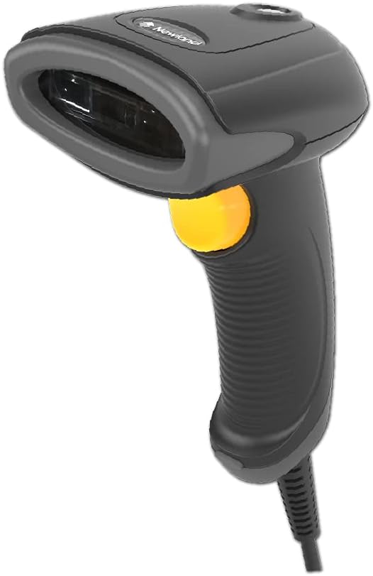 1D Handheld Barcode Scanner with Stand A583
